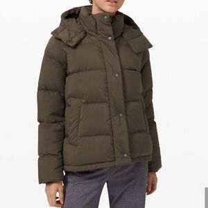 Lululemon Olive Puffer Jacket